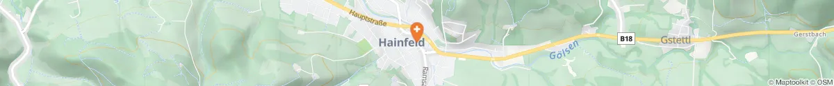 Kartendarstellung des Standorts für Stadtapotheke Hainfeld in 3170 Hainfeld